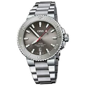 Oris Aquis Date 01 733 7730 4153-07 8 24 05PEB Gri Çelik Erkek Kol Saati