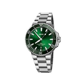 Oris Aquis Date 01 733 7787 4157-07 8 22 04PEB Gri Çelik Erkek Kol Saati