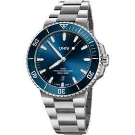 Oris Aquis Date 01 733 7789 4135-07 8 23 04PEB Gri Çelik Erkek Kol Saati