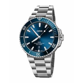 Oris Aquis Date 01 733 7789 4135-07 8 23 04PEB Gri Çelik Erkek Kol Saati
