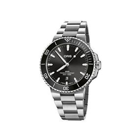 Oris Aquis Date 01 733 7789 4154-07 8 23 04PEB Gri Çelik Erkek Kol Saati