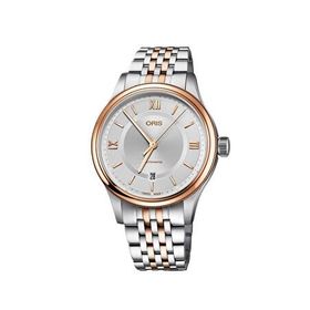 Oris Classic Date 01 733 7719 4371-07 8 20 12 Gri Çelik Erkek Kol Saati