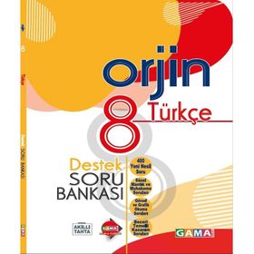 Orjin 8 Türkçe Destek Soru Bankası-Gama Yayınları