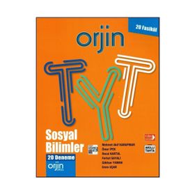 Orjin TYT Sosyal Bilimler 20'li Deneme Seti