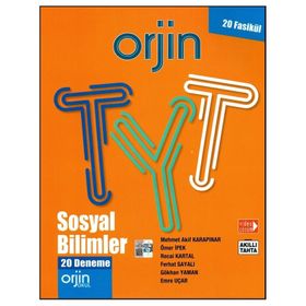 Orjin TYT Sosyal Bilimler 20'li Deneme Seti