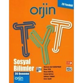 Orjin TYT Sosyal Bilimler 20'li Deneme Seti
