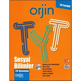 Orjin TYT Sosyal Bilimler 20'li Deneme Seti