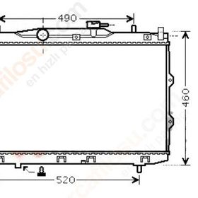 Orjinal 253102F040 Motor Radyatörü