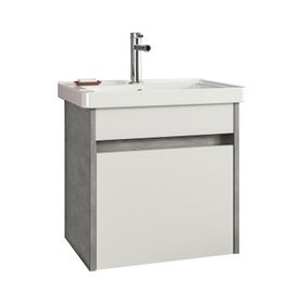 Orka Aydos Gümüş 55 cm Banyo Dolabı