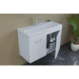 Orka Bafa 80 cm Banyo Dolabı