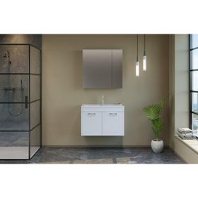 Orka Bafa 80 cm Banyo Dolabı