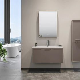 Orka Clay 65 cm Toprak Banyo Dolabı Takımı