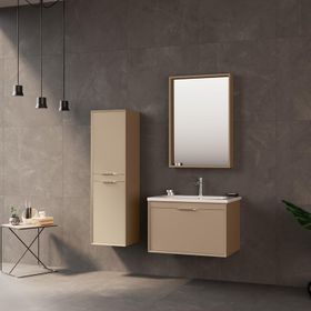Orka Clay 80 cm Banyo Dolabı