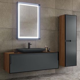 Orka Craft 120 cm Ceviz-Antrasit Alt Modül