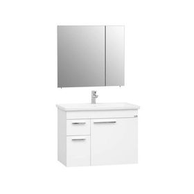 Orka Enez 80 cm Kapaklı Banyo Dolabı