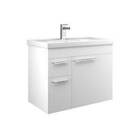 Orka Enez 80 cm Kapaklı Banyo Dolabı