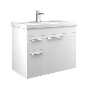 Orka Enez 80 cm Kapaklı Banyo Dolabı