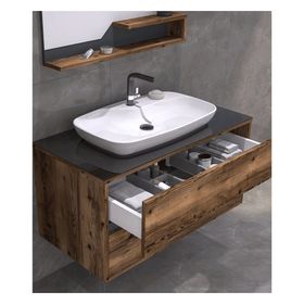 Orka Galia 100 cm Ella Banyo Dolabı Alt Modül ve Lavabo