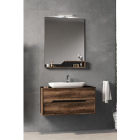Orka Galia 100 cm Mdf Ella Banyo Dolabı Takımı