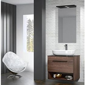 Orka Knidos 70 CM Navaro Dolaplı Ayna Banyo Dolabı Takımı