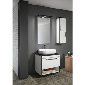 Orka Knidos ORKA5000342 Beyaz 70 cm Banyo Dolabı Takımı