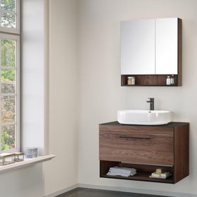 Orka Knidos ORKA5000350 Navaro 90 cm Banyo Dolabı Takımı
