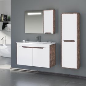 Orka Lago 85 cm Banyo Dolabı