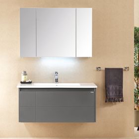 Orka Likya ORKA5002485 Mat Antrasit 80 cm Banyo Dolabı Takımı