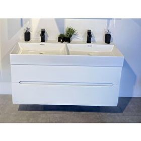 Orka Malta 120 CM Beyaz Banyo Dolabı Takımı