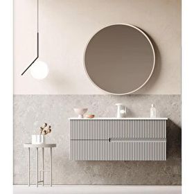 Orka Moonlight ORKA5000450 Mat Vizon Lake 120 cm Banyo Dolabı Takımı