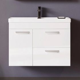 Orka Nova 80 cm Mdf Beyaz Banyo Dolabı