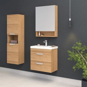 Orka Nova Morgana Kiraz 60 cm Banyo Dolabı Takımı ORKA5000577