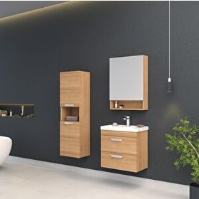 Orka Nova Morgana Kiraz 60 cm Banyo Dolabı Takımı ORKA5000577