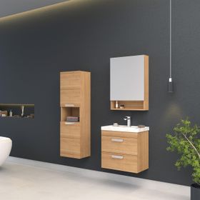 Orka Nova Morgana Kiraz 60 cm Banyo Dolabı Takımı ORKA5000577