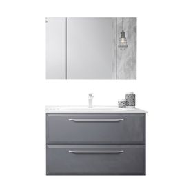 Orka Nuvola 100 cm Mdf Beyaz Banyo Dolabı