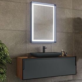 Orka ORKA5000147 Craft Ceviz Antrasit 120 cm Banyo Dolabı Takımı
