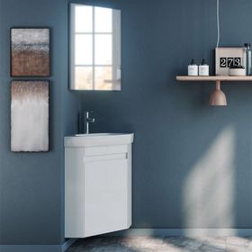 Orka ORKA5000870 Zag Mat Beyaz 45 cm Banyo Dolabı Takımı