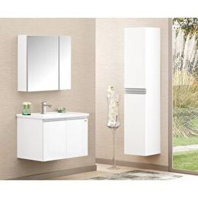 Orka ORKA5002580 Terme Parlak Beyaz 80 cm Banyo Dolabı Takımı