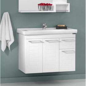 Orka Perge 85 cm Alt Modül Banyo Dolabı