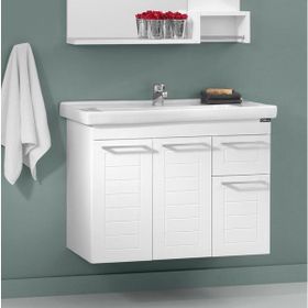Orka Perge 85 cm Alt Modül Banyo Dolabı