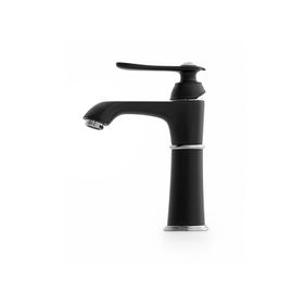 Orka PR1801C Siyah Krom Premium Lavabo Bataryası
