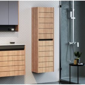 Orka Ricato 40 cm Mdf Morgana Kiraz Banyo Boy Dolabı