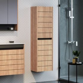 Orka Ricato 40 cm Mdf Morgana Kiraz Banyo Boy Dolabı
