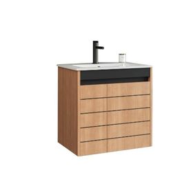 Orka Ricato 80 cm Mdf Morgana Kiraz Banyo Dolabı