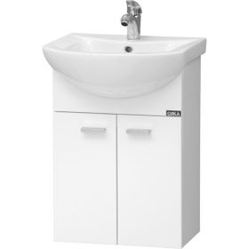 Orka Soma 45 cm Mdf Mini Beyaz Banyo Dolabı