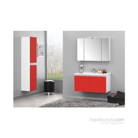Orka Terme 100 cm Mdf Kaşmir Taş Banyo Dolabı