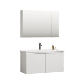 Orka Terme 100 cm Mdf Kaşmir Taş Banyo Dolabı