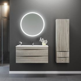 Orka Vento 100 cm Mdf Dublin Banyo Dolabı