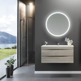 Orka Vento 100 cm Mdf Dublin Banyo Dolabı