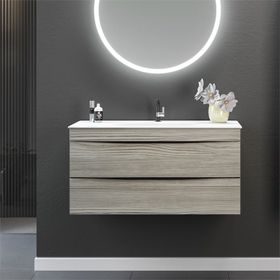 Orka Vento 100 cm Mdf Dublin Banyo Dolabı